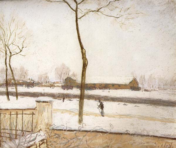 Snow Scene,Moret Station